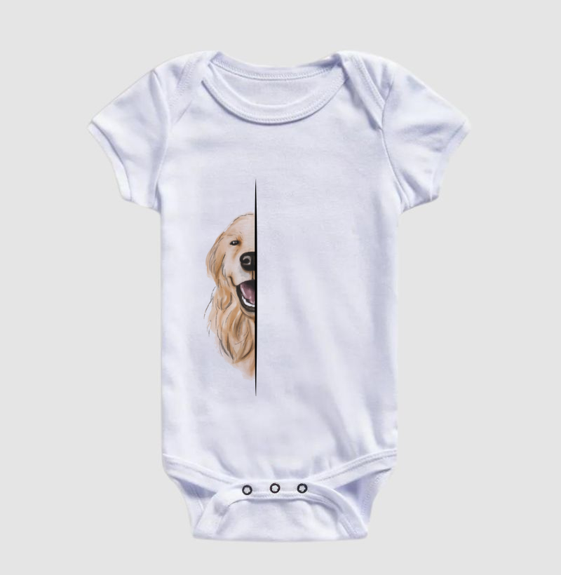 Body Infantil Golden Vibes
