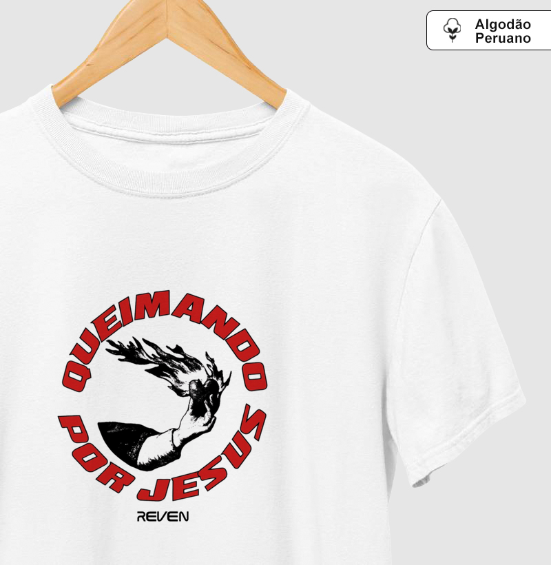 Camiseta Queimando por Jesus
