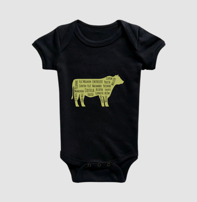 Body Infantil Cortes de Carne