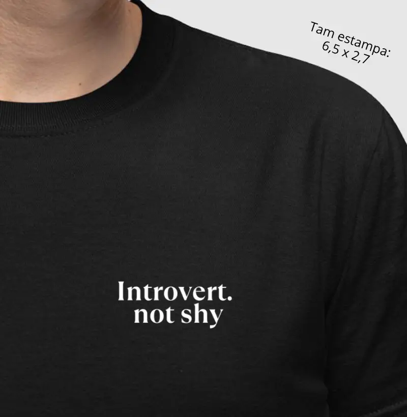 Introvert. Not shy