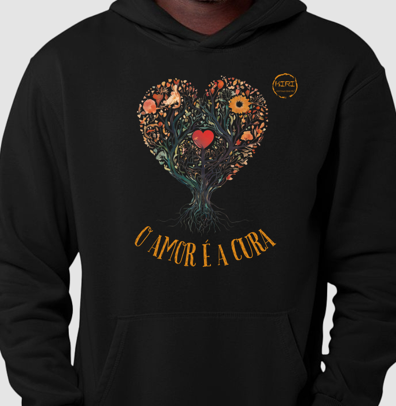 Moletom Capuz KIRI - O Amor é a Cura