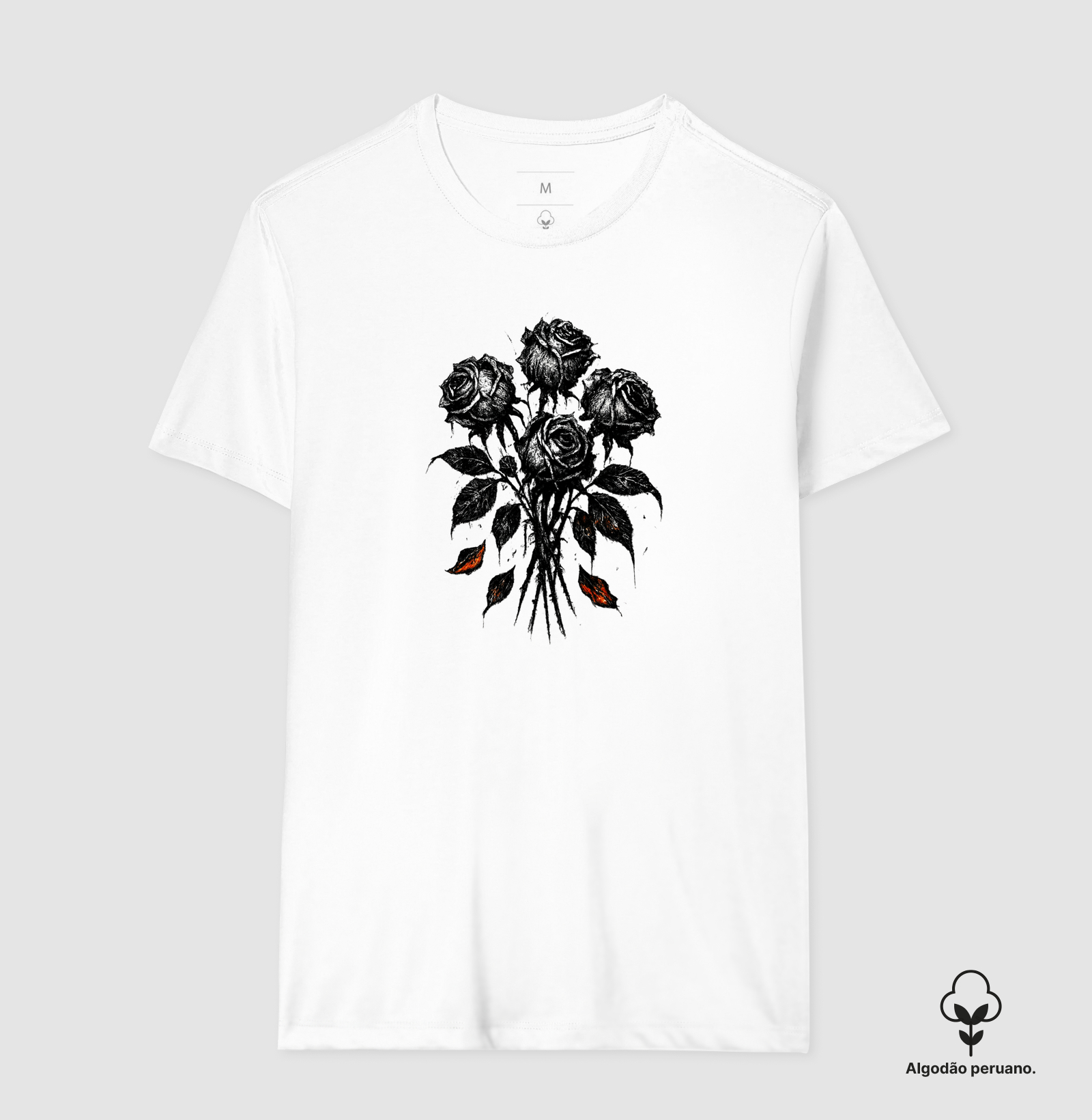 Camiseta - Dark flowers