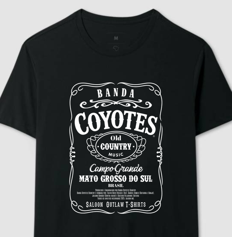 Saloon - Banda Coyotes Whiskey (Escura)