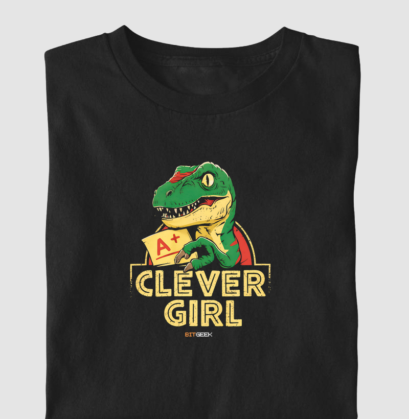 Camiseta Infantil Clever Girl