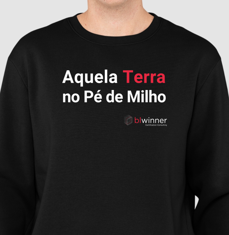 Suéter Moletom Unissex Terra no pé de milho