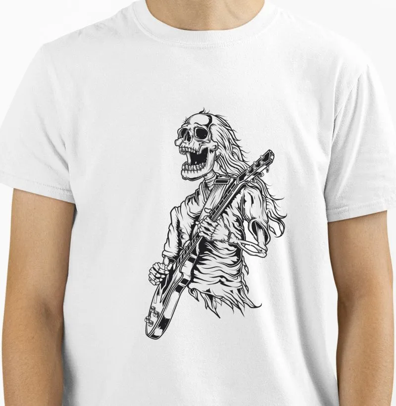 Guitar Skull Rock Tee