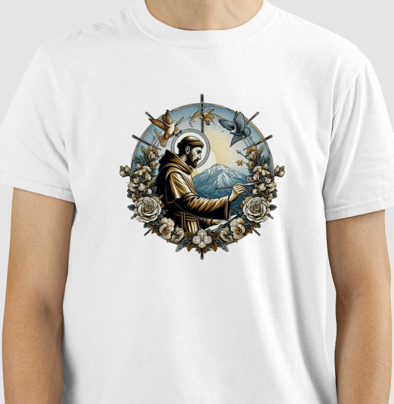 Camiseta Básica de Algodão "São Francisco"