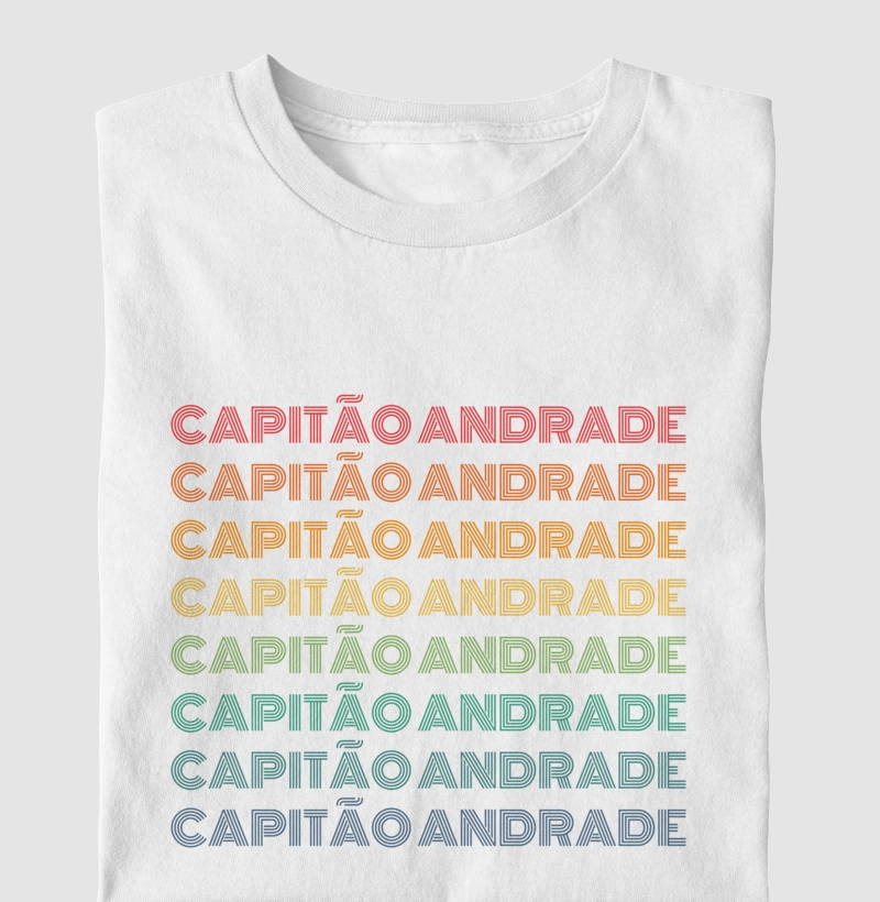 Capitão Andrade Letreiro Retrô