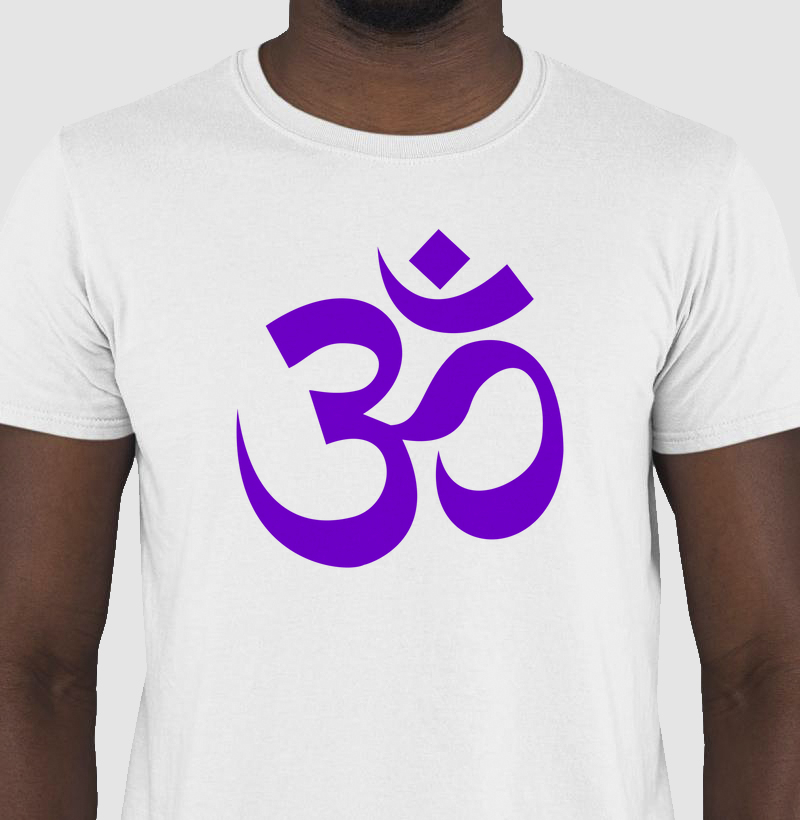 Camiseta Alquímica - Yoga OM Violeta