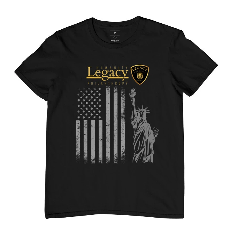 Camiseta EUA LIBERTY Legacy Humanity Philanthropy
