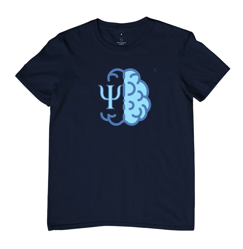 Camiseta - Mente Psi - Cérebro 