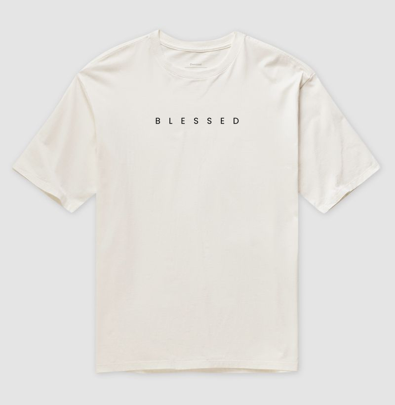 BLESSED 2 | Camiseta Oversized Cristã Loucos Por Jesus
