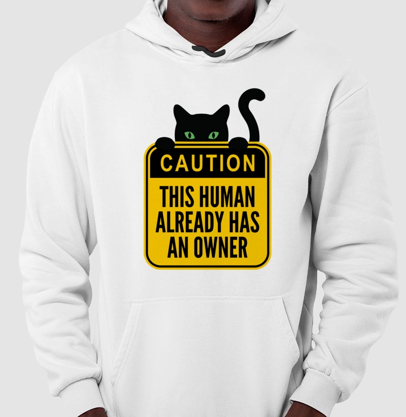 Moletom Proprietário Felino