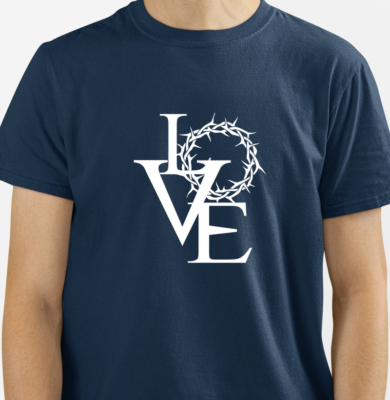 Camiseta Love- Coroa de Espinhos