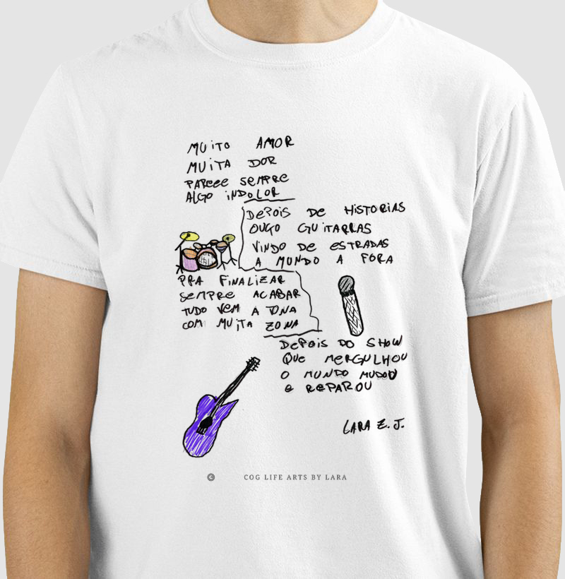 Camiseta Adulto Depois do Show by Lara Jaques