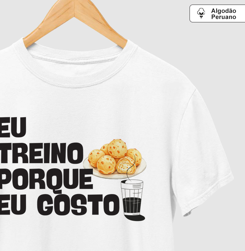 Eu treino porque eu gosto - café e pão de queijo
