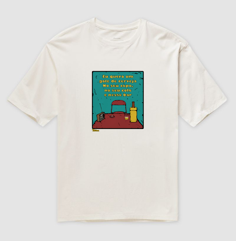 Camiseta Oversized "nesse bar"