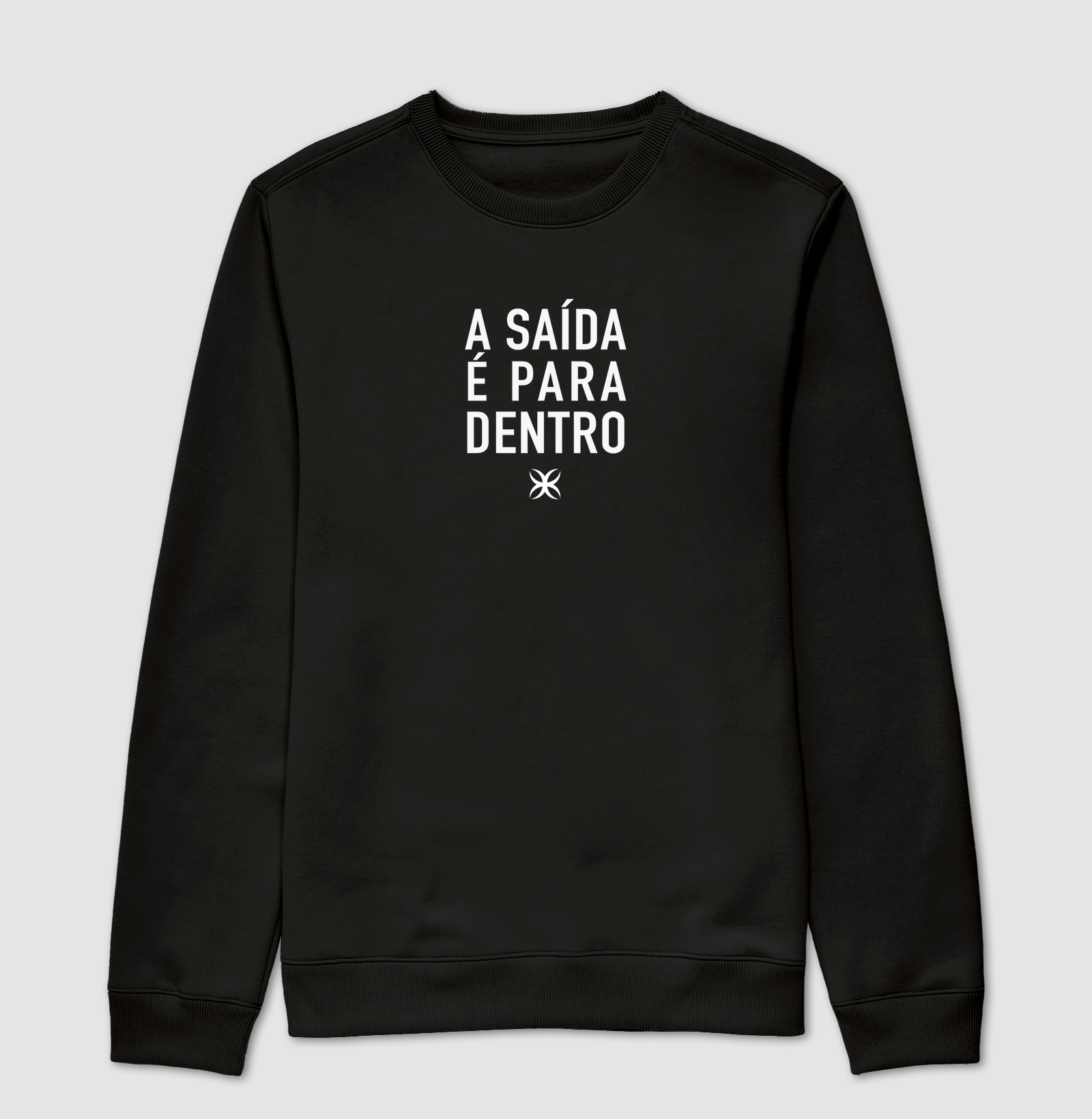 A saída é para dentro