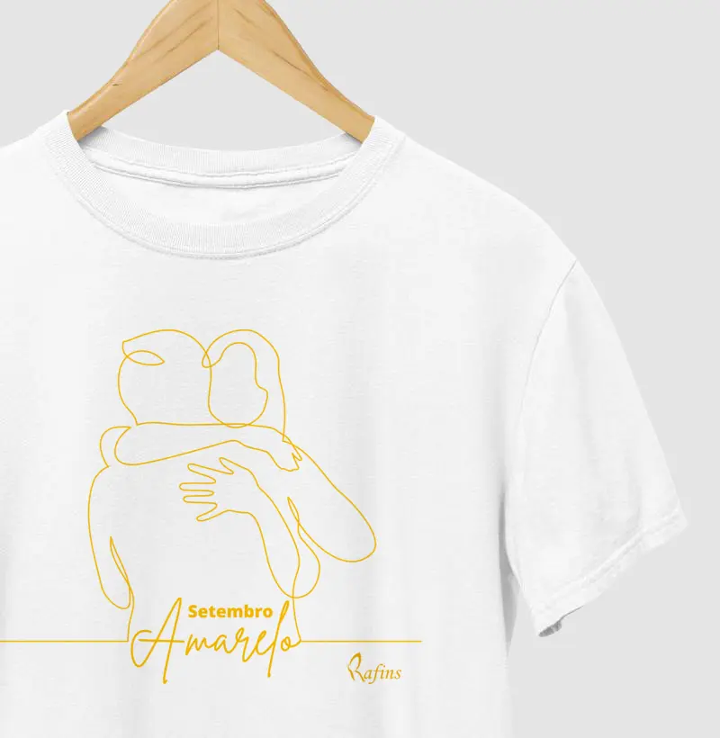 Camiseta - Abraço - Setembro Amarelo