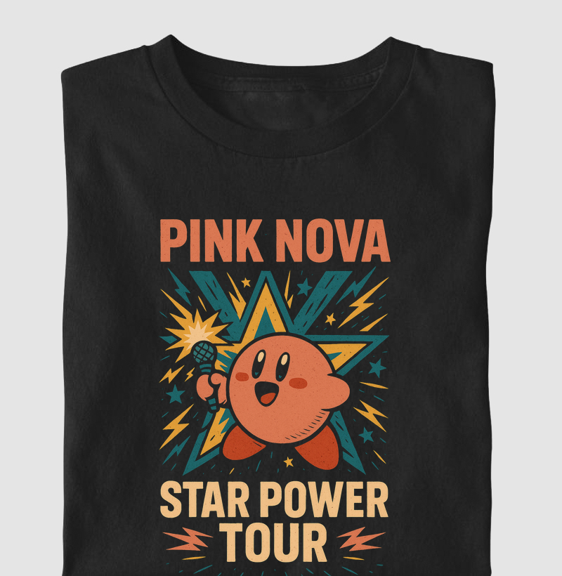 Pink Nova Star Power Kirby Rock Collection