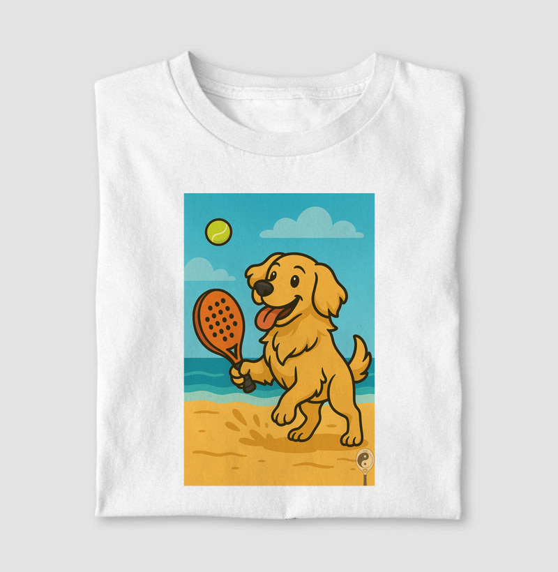 Golden Retriever Beach Tennis