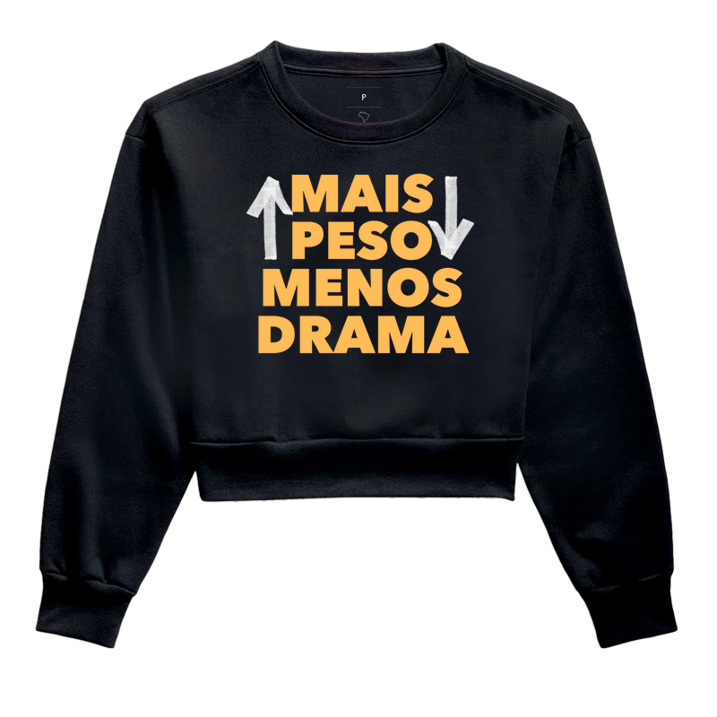 Mais peso, menos drama. 