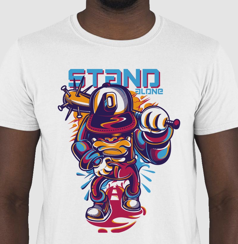 Camiseta  Stand Rock Pop