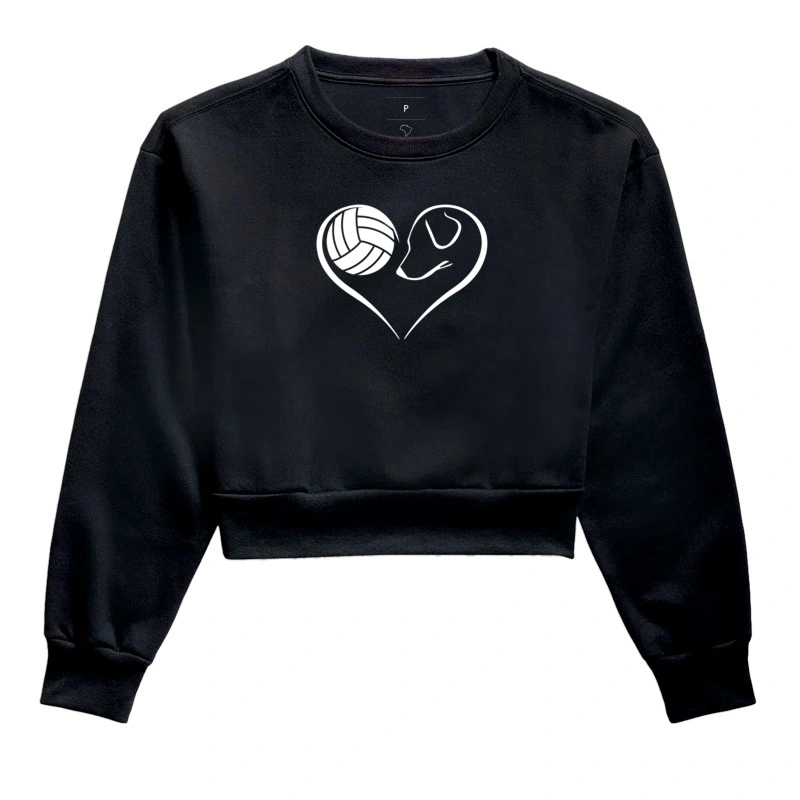 Moletom Cropped Amor Cachorro