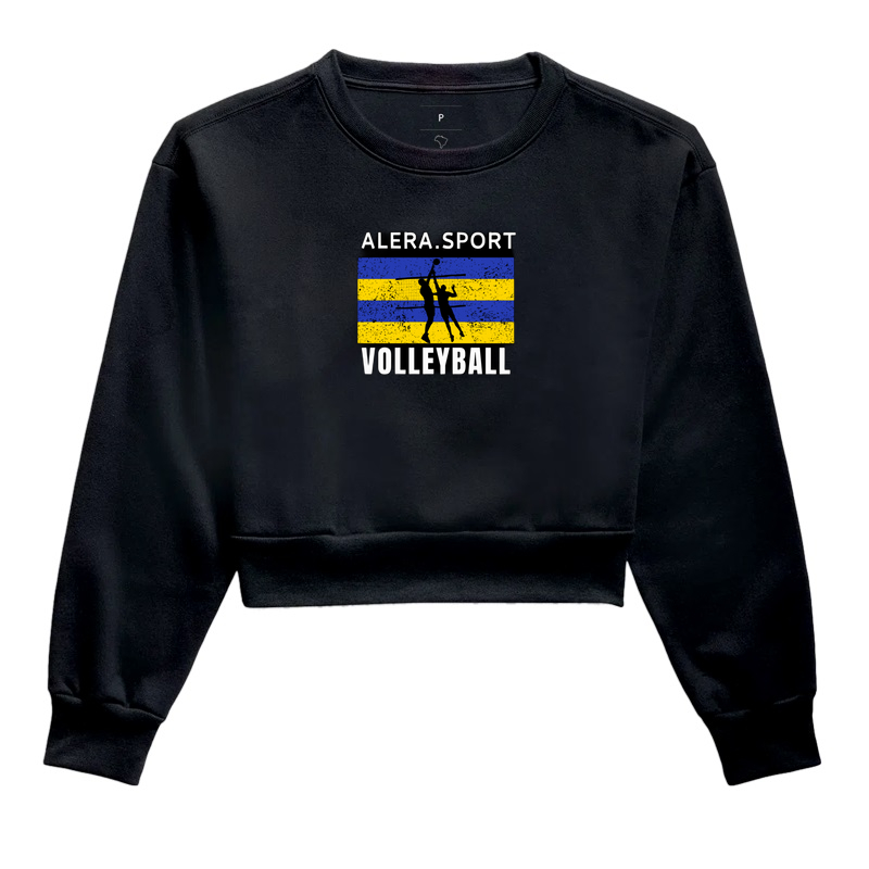 cropped moletom  volei alera sport