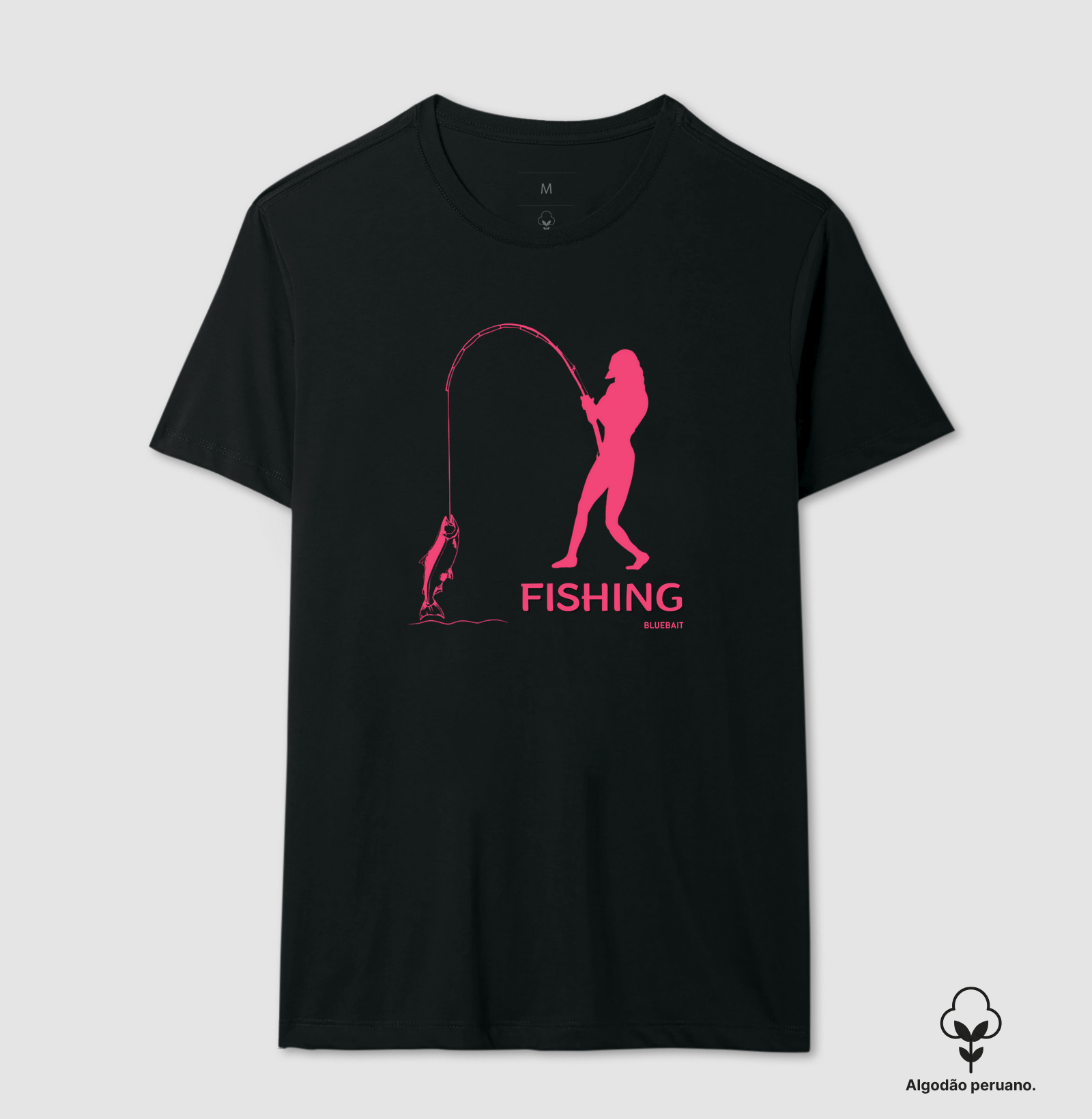 FISHING FEM - CAMISETA PREMIUM