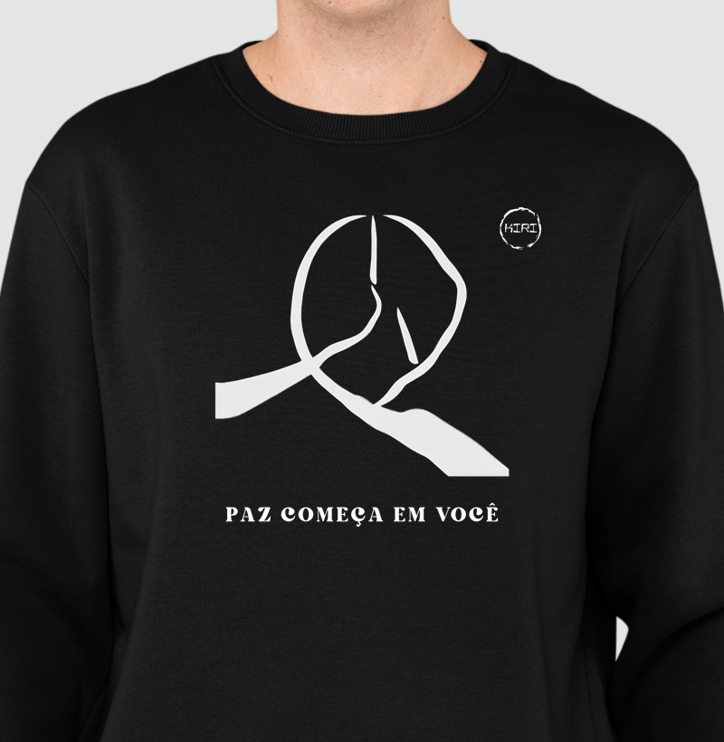Moletom KIRI - Paz começa em Você - Min