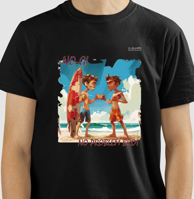 No Gi No Problem Bro at the beach
