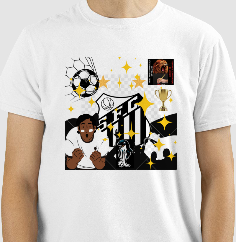 CAMISETA PERSONALIZADA TRIBO SANTOS FC 