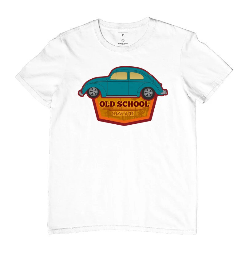 Old School Classic Style - Fusca Rebaixado com Rodas Esportivas
