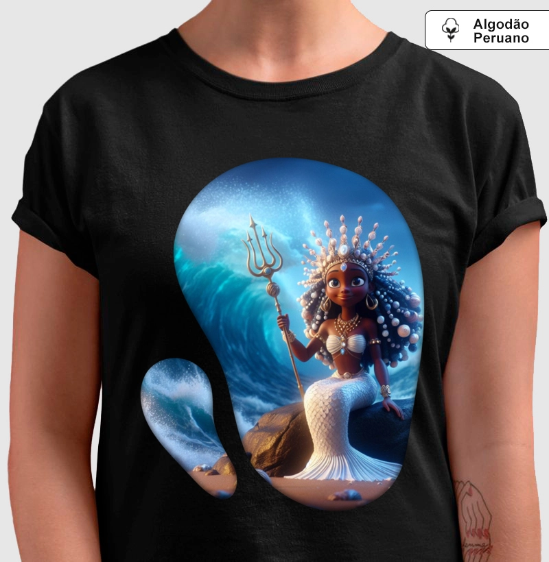 Camiseta Algodão Peruano - Premium - Yemanjá 