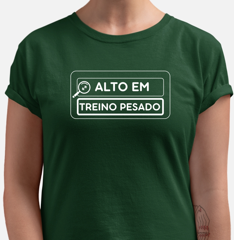 Alto em treino pesado