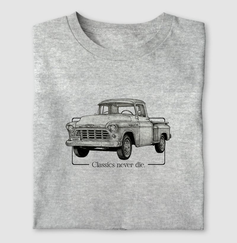 Camiseta Chevrolet 3100 Marta Rocha - A Beleza Eterna - Clara