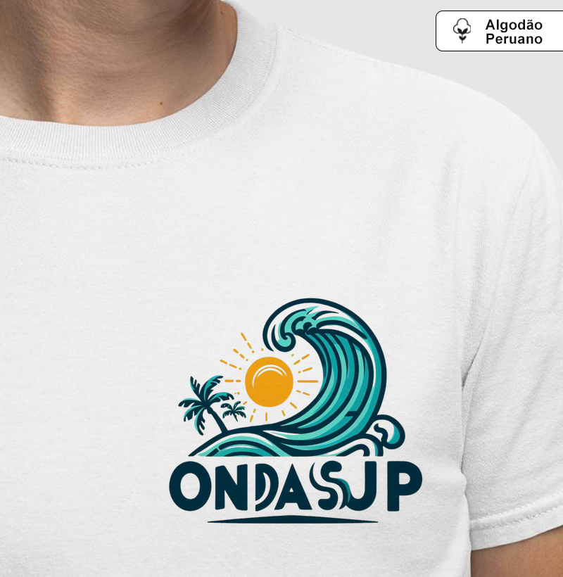 Camiseta OndaSup – Modelo Tropic Wave | Algodão Peruano
