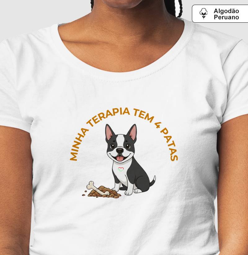 BOSTON TERRIER TERAPIA Malha Peruana 