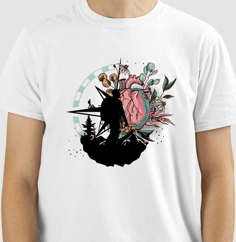 Camiseta Viajante Mochileiro 