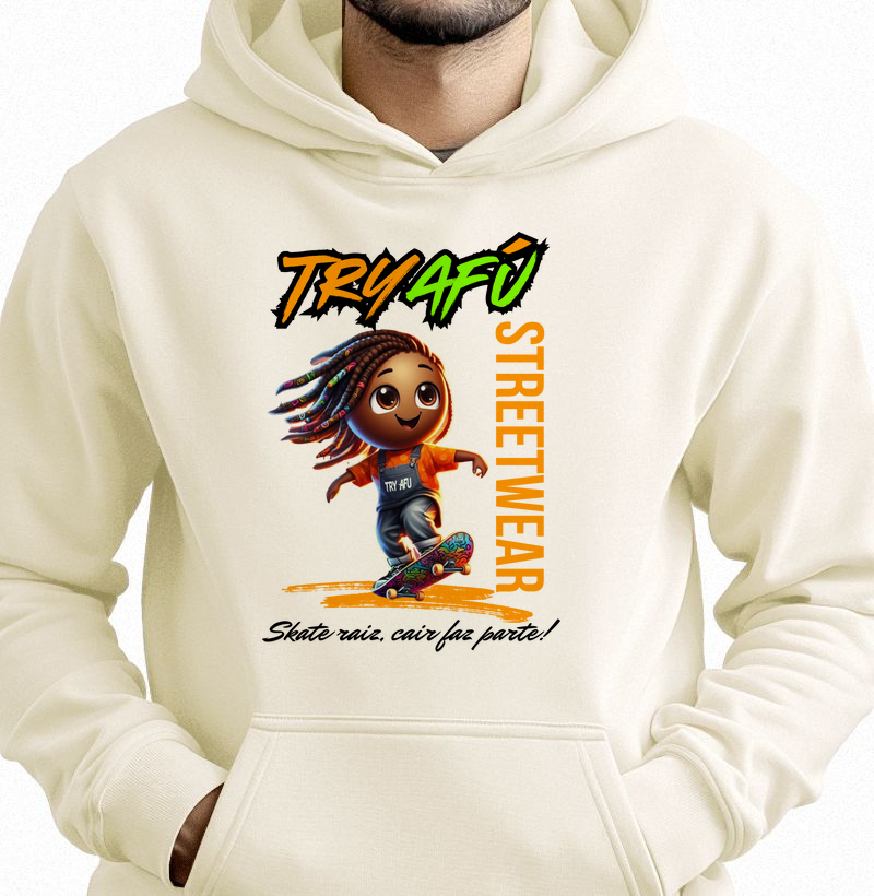 🔥🛹 HOODIE SLIM TRY AFÚ "MOLETOM CANGURU" – ESTILO, CONFORTO E ATITUDE NO SEU STREETWEAR! 🛹💥