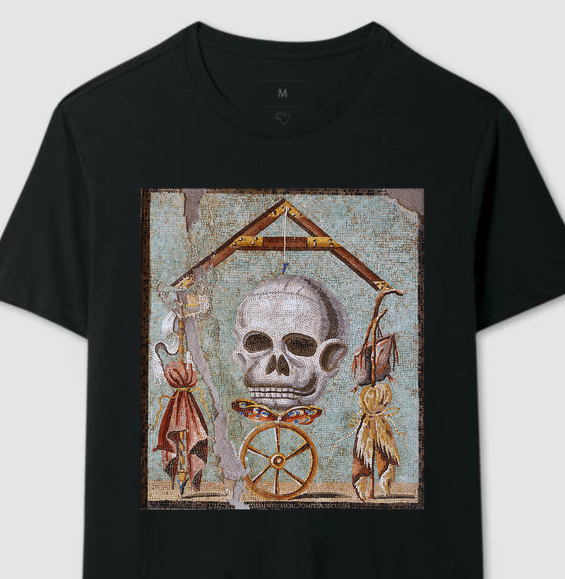 Camiseta Memento Mori, Pompeia
