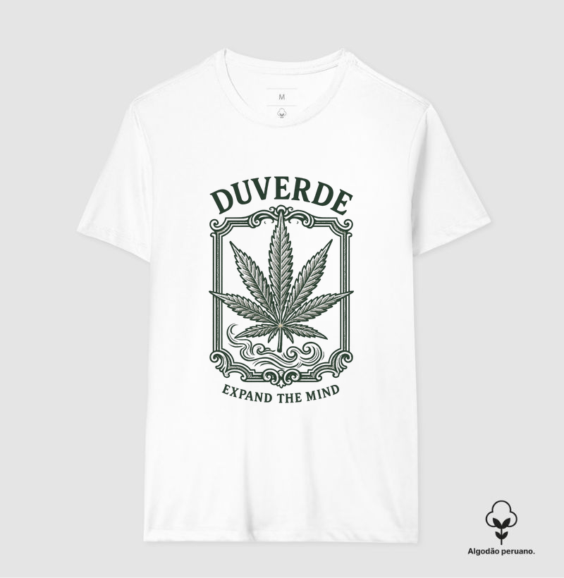 Camiseta algodão peruano - Duverde Expand The Mind