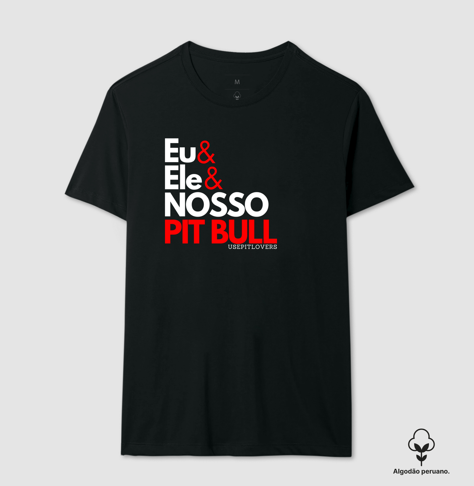 Eu e ele e nosso Pit bull (casal)