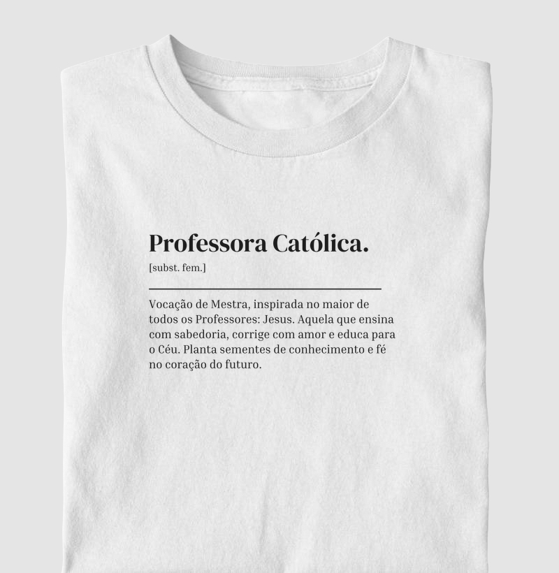 Professora Católica - Dicionário