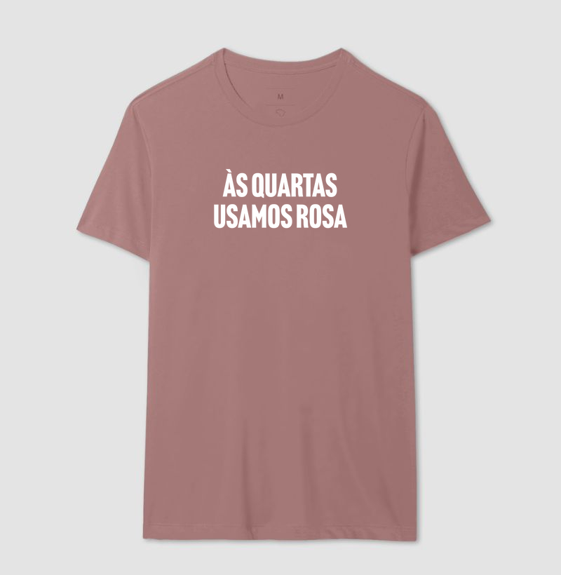 Às quartas usamos rosa