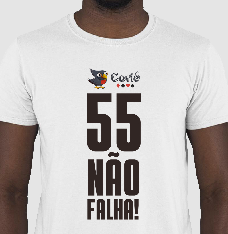 Camiseta Personalizada Curió 55 não falha