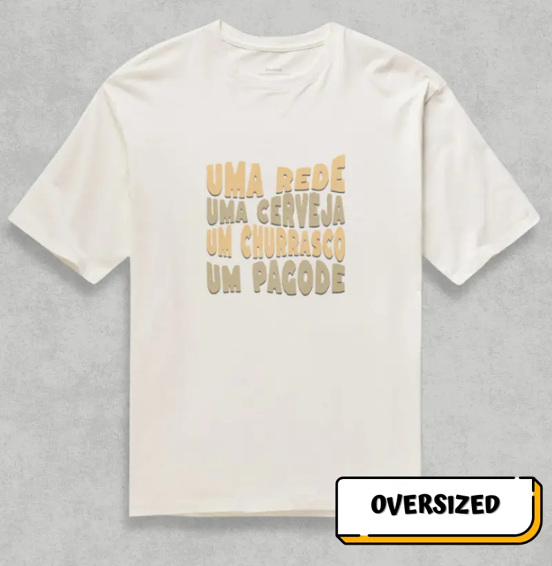 Uma rede uma cerveja um churrasco um pagode
