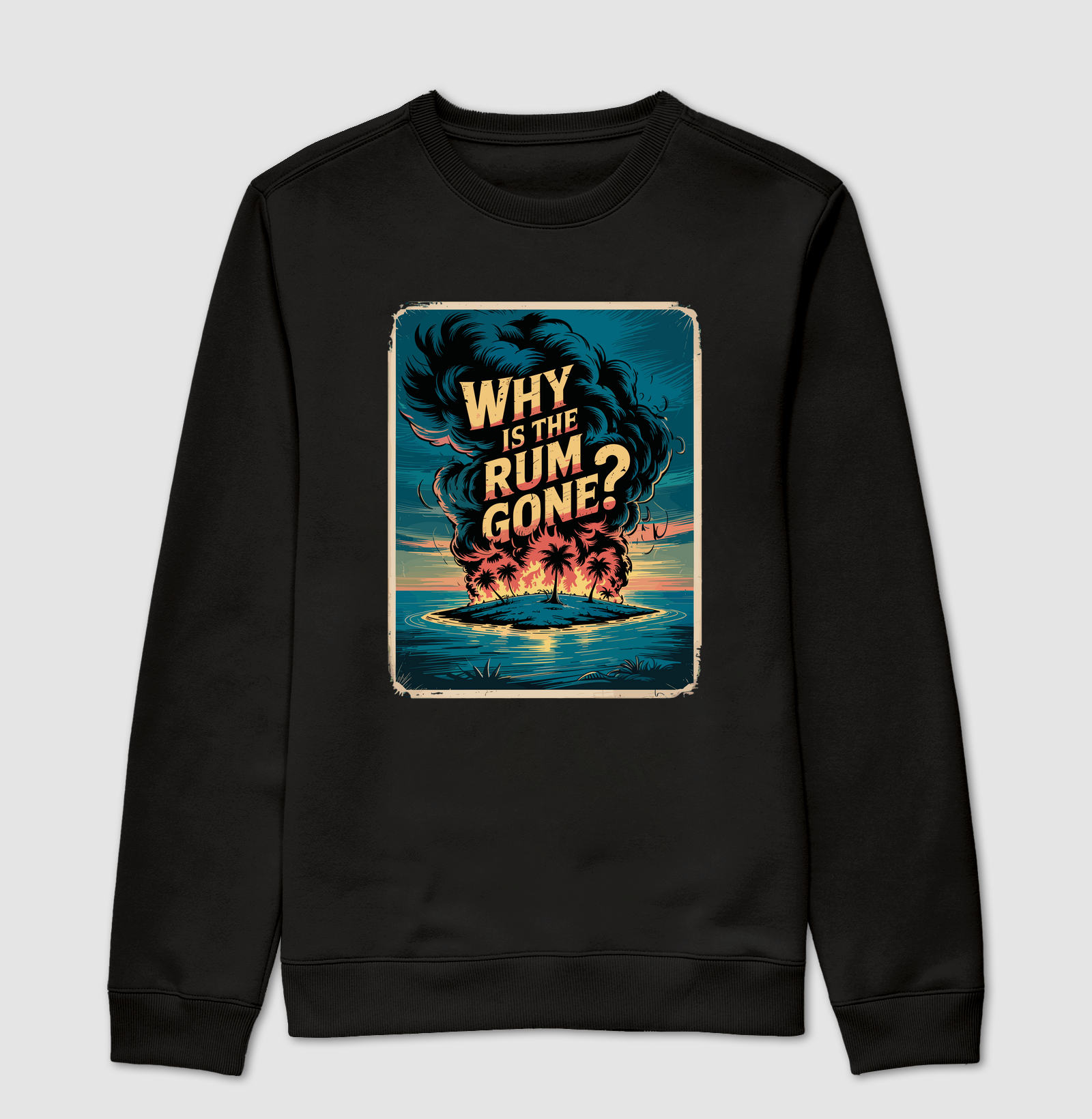 Why is the rum gone?