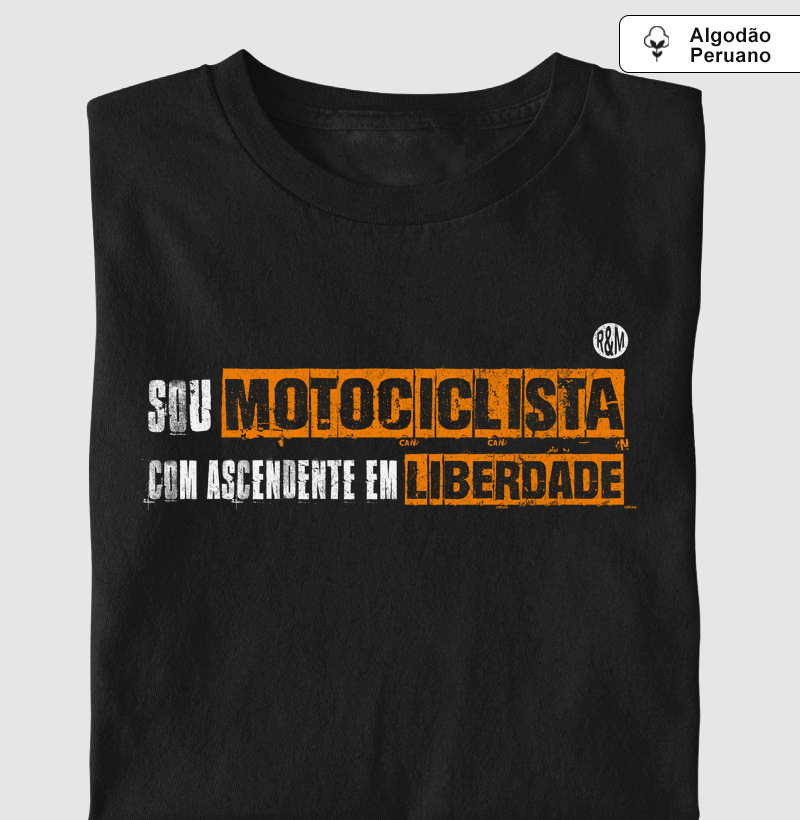 Motociclista com ascendente em Liberdade